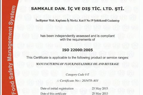 Renewed The ISO Certificates
