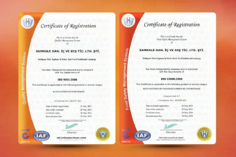 Renewed The ISO Certificates