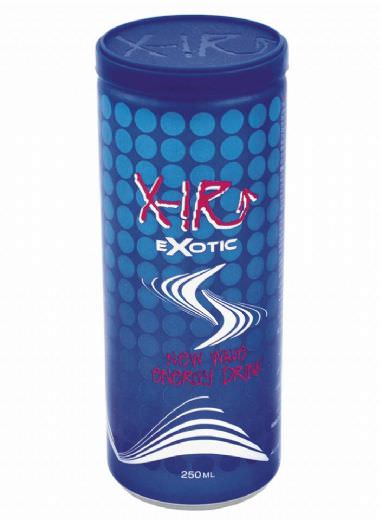 X-IR Exotic Energy Drink 250 ml, Beverages